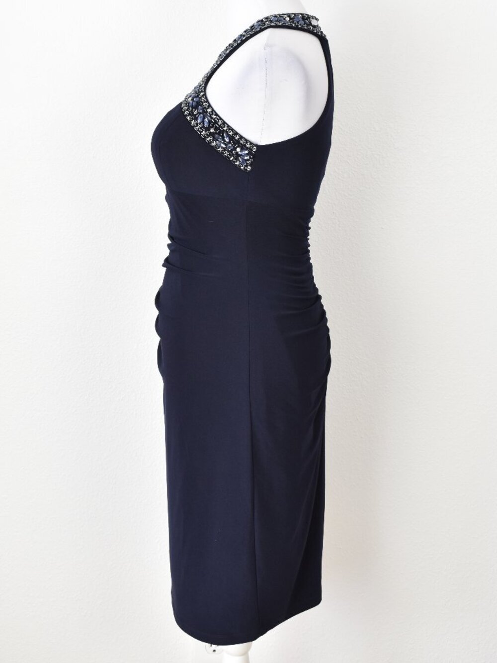 Cache Beaded Sheath Cocktail Dress NEW - 4 - Picture 7 of 12